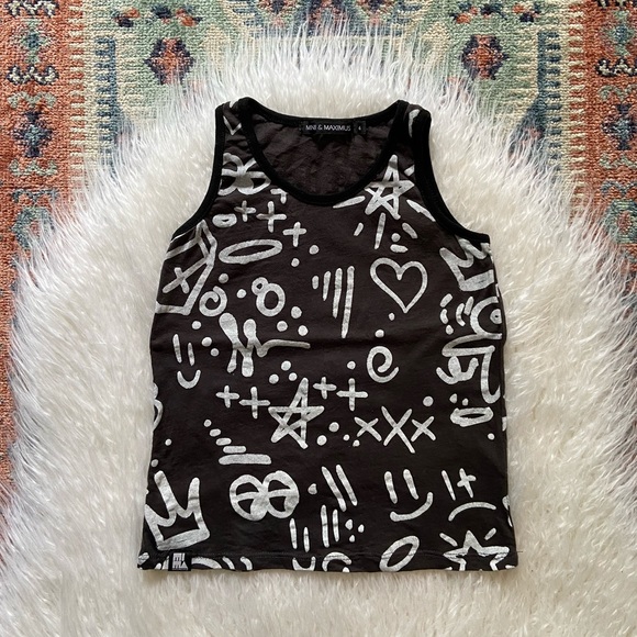 {MIMA mini + maximus} graffiti tank top kids 4 - Picture 9 of 9